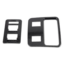 Load image into Gallery viewer, IAG Performance IAG I-Line 2pc Window Switch Panel Cover Kit Gloss Carbon for 2021+ Ford Bronco IAG-ACC-F3090 - Side View