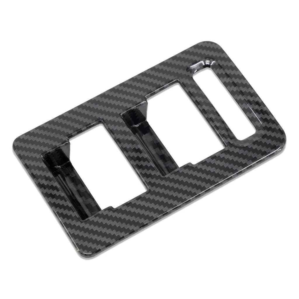 IAG Performance IAG I-Line 2pc Window Switch Panel Cover Kit Gloss Carbon for 2021+ Ford Bronco IAG-ACC-F3090 - Back View