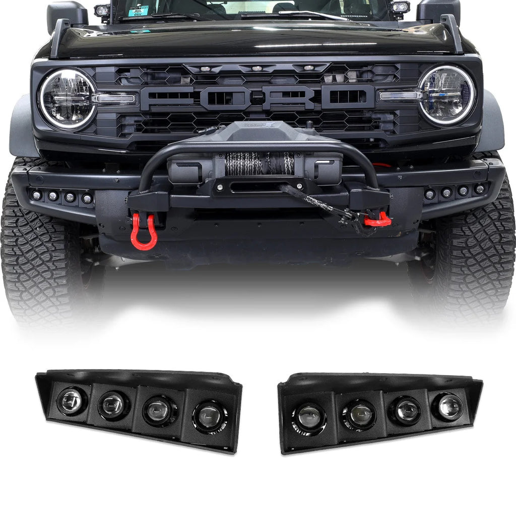 IAG Performance IAG I-Line 4 Lamp Fog Light Kit for use with Modular Bumper IAG-BDY-F3144 - Additional View 7