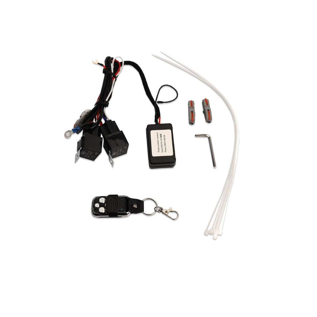 IAG Performance IAG I-Line 4 Lamp Fog Light Kit for use with Modular Bumper w/ Wireless Remote IAG-BDY-F3145 - Additional ...
