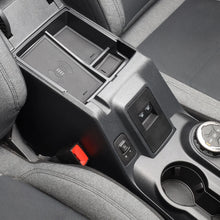 Load image into Gallery viewer, IAG Performance IAG I-Line Armrest Organizer with Wireless Charging Pad for 2021+ Ford Bronco IAG-ACC-F3139 - Additional V...