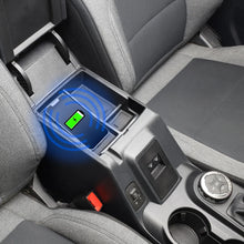 Load image into Gallery viewer, IAG Performance IAG I-Line Armrest Organizer with Wireless Charging Pad for 2021+ Ford Bronco IAG-ACC-F3139 - Additional V...