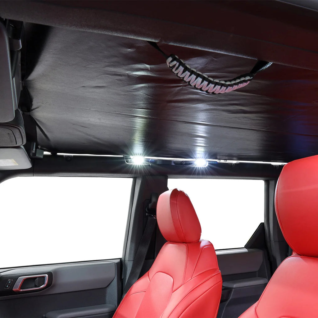 IAG Performance IAG I-Line Canvas Sunshade 2021+ Ford Bronco Four Door IAG-ACC-F3056 - Side View
