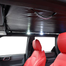 Load image into Gallery viewer, IAG Performance IAG I-Line Canvas Sunshade 2021+ Ford Bronco Four Door IAG-ACC-F3056 - Side View