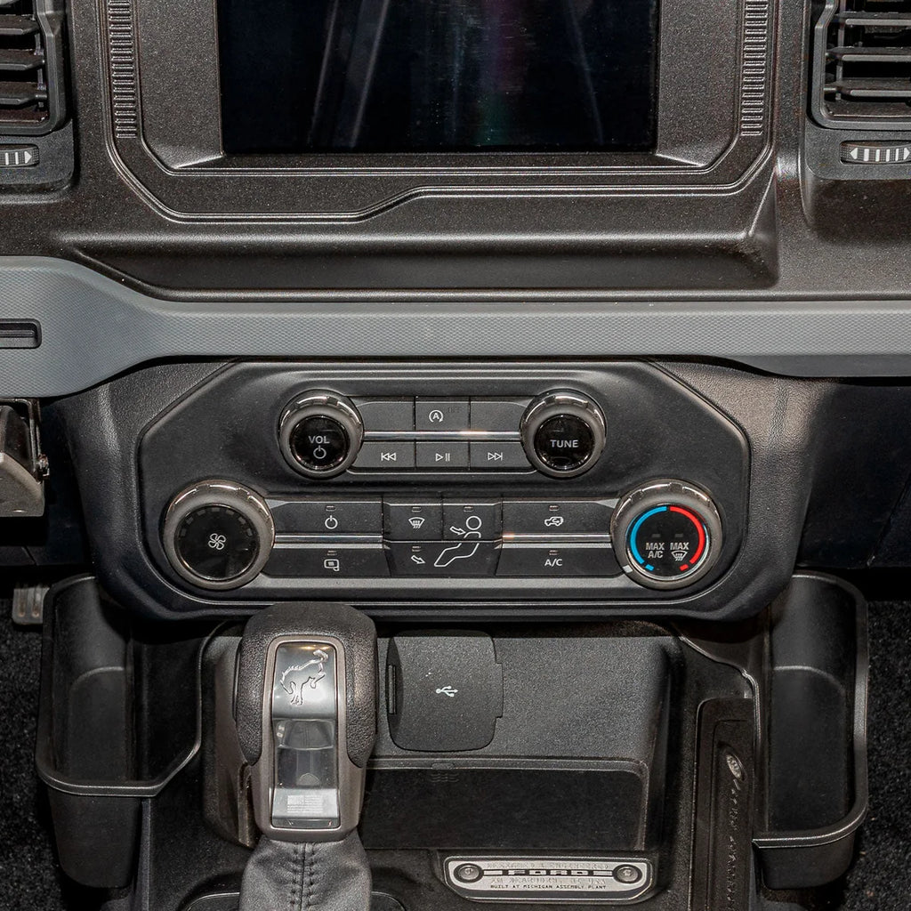 IAG Performance IAG I-Line Center Console Saddle Organizer 2021+ Ford Bronco Auto Trans Only IAG-ACC-F3024 - Back View
