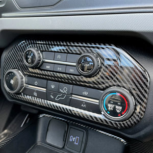 IAG Performance IAG I-Line Climate Control Cover Trim Gloss Carbon for 2021+ Ford Bronco IAG-ACC-F3089 - Main Product View