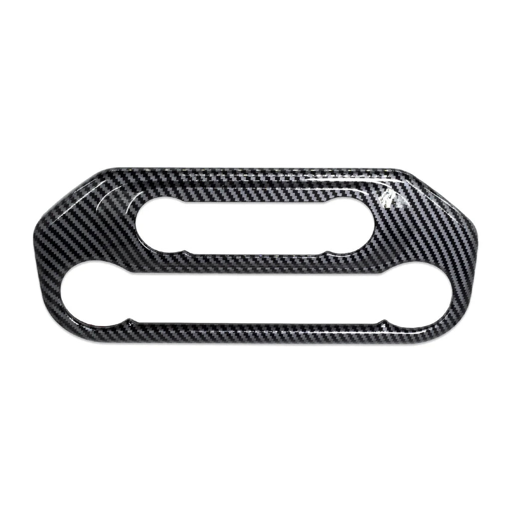 IAG Performance IAG I-Line Climate Control Cover Trim Gloss Carbon for 2021+ Ford Bronco IAG-ACC-F3089 - Additional View 5
