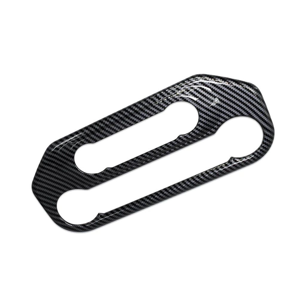 IAG Performance IAG I-Line Climate Control Cover Trim Gloss Carbon for 2021+ Ford Bronco IAG-ACC-F3089 - Additional View 6