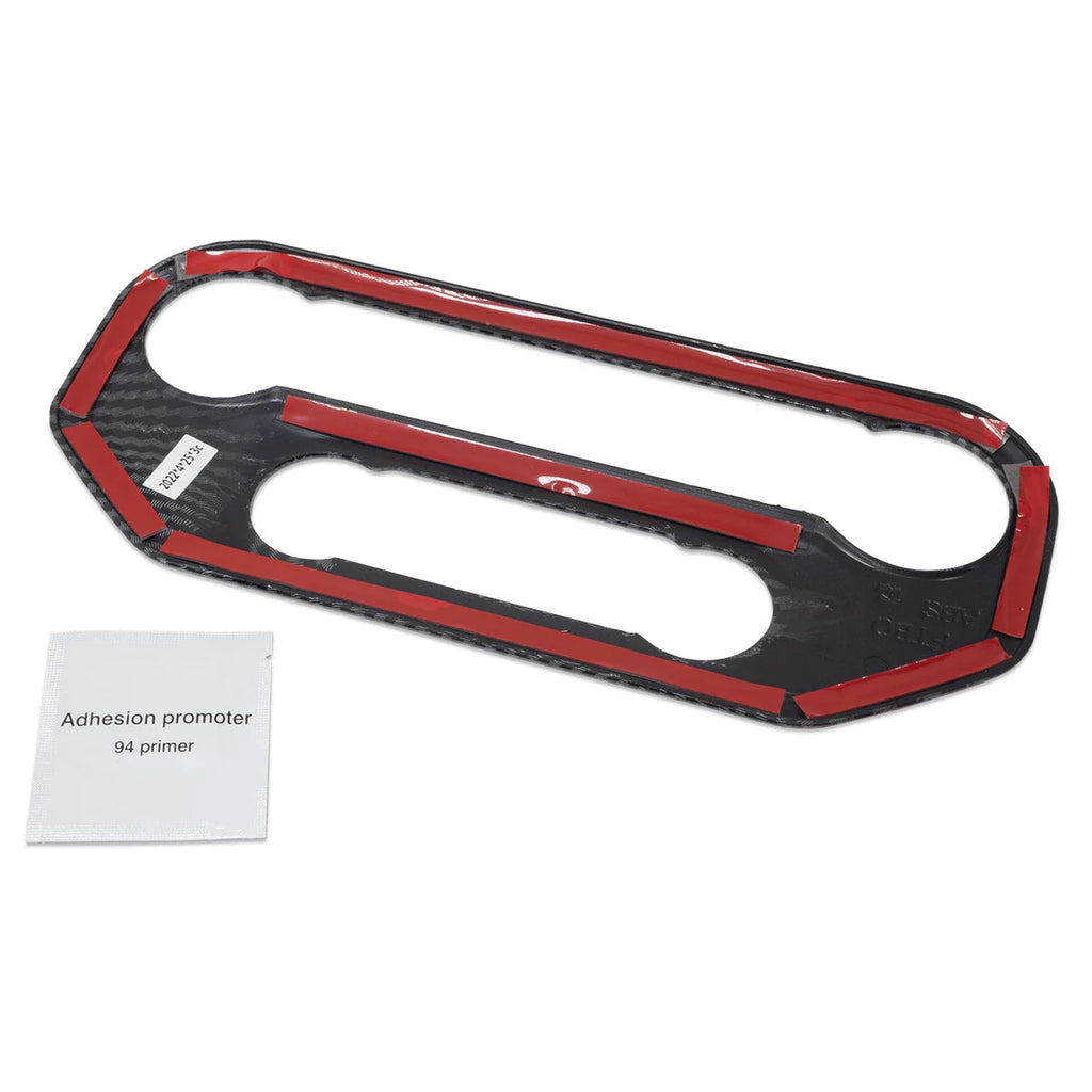 IAG Performance IAG I-Line Climate Control Cover Trim Gloss Carbon for 2021+ Ford Bronco IAG-ACC-F3089 - Additional View 7