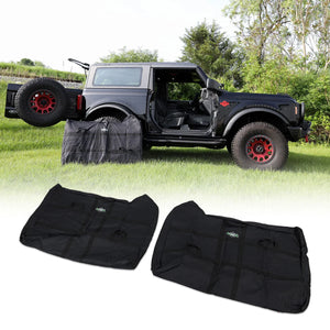 IAG Performance IAG I-Line Door Storage Bag Pair for 2021+ Ford Bronco Two Door IAG-ACC-F3179 - Main Product View