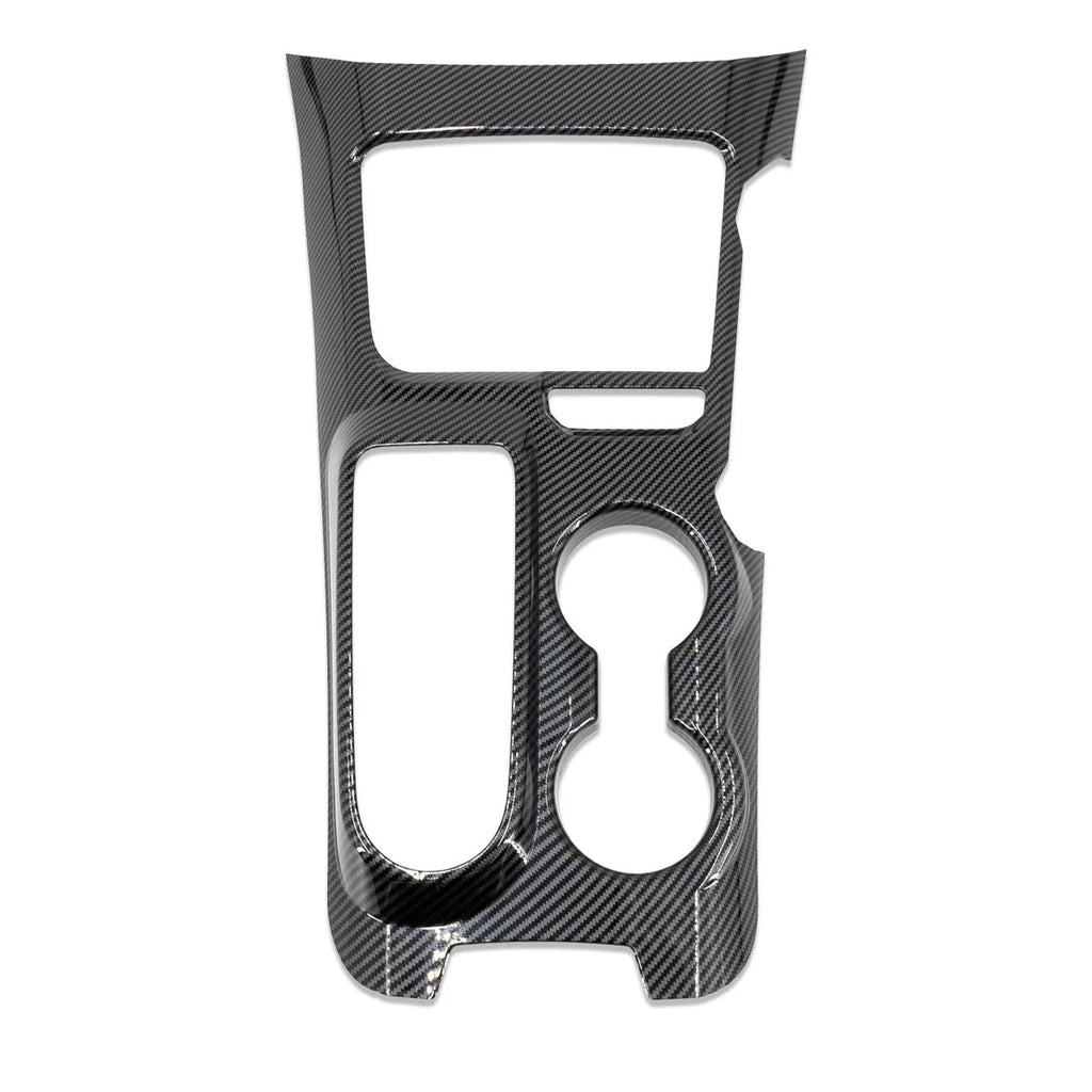 IAG Performance IAG I-Line Front Console Panel Cover Gloss Carbon for 2021+ Bronco Automatic IAG-ACC-F3086 - Side View