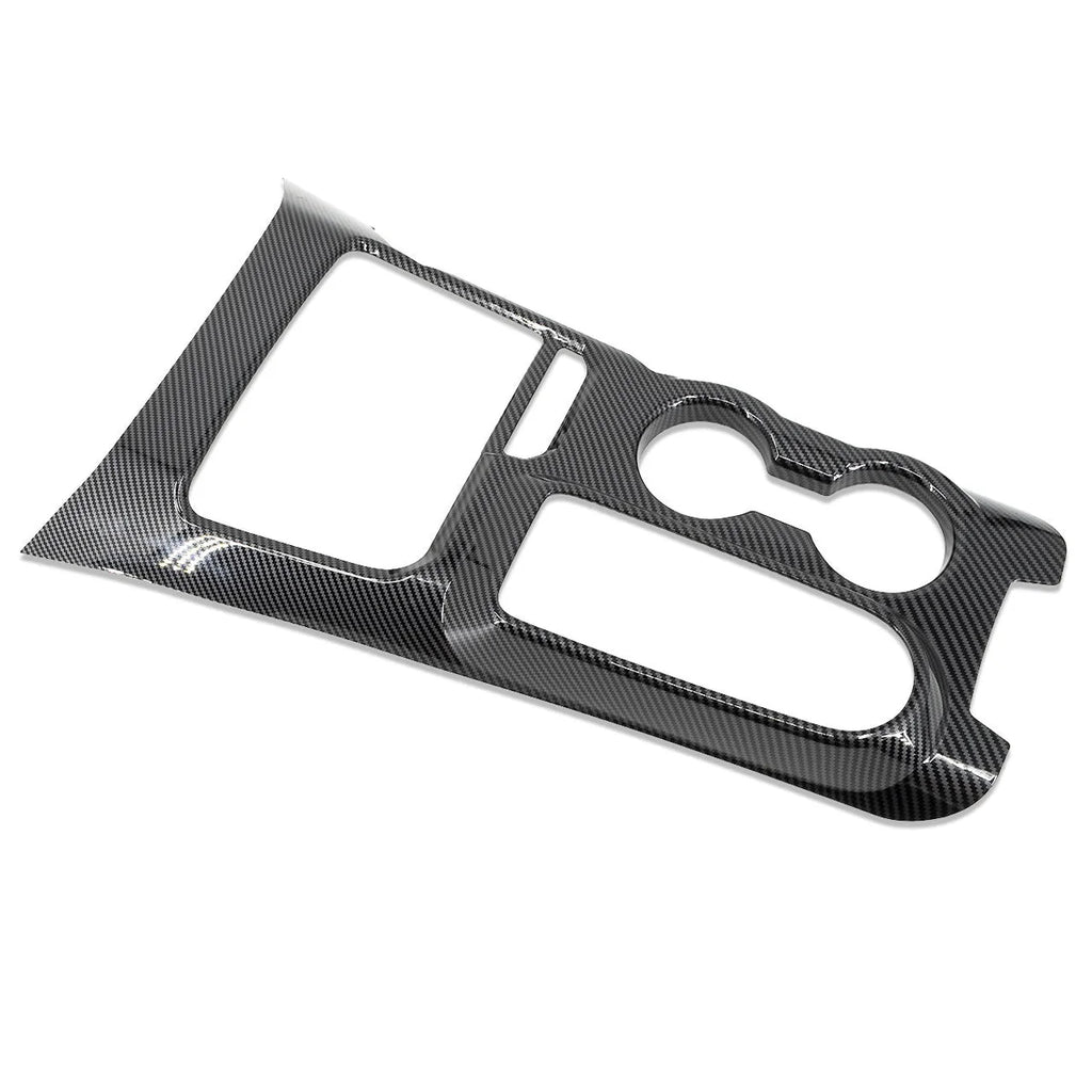 IAG Performance IAG I-Line Front Console Panel Cover Gloss Carbon for 2021+ Bronco Automatic IAG-ACC-F3086 - Back View