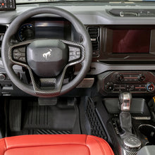 Load image into Gallery viewer, IAG Performance IAG I-Line Gloss Carbon Steering Wheel Accent Cover for 2021+ Ford Bronco IAG-ACC-F3143 - Additional View 7