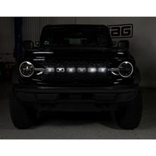 Load image into Gallery viewer, IAG Performance IAG I-Line Grille Black Letters with White Lighting for 2021+ Ford Bronco IAG-BDY-F3043 - Side View