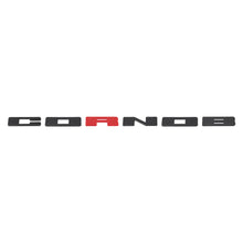 Load image into Gallery viewer, IAG Performance IAG I-Line Grille Letters Matte Carbon & Red R for 2021+ Ford Bronco IAG-BDY-F3061 - Main Product View