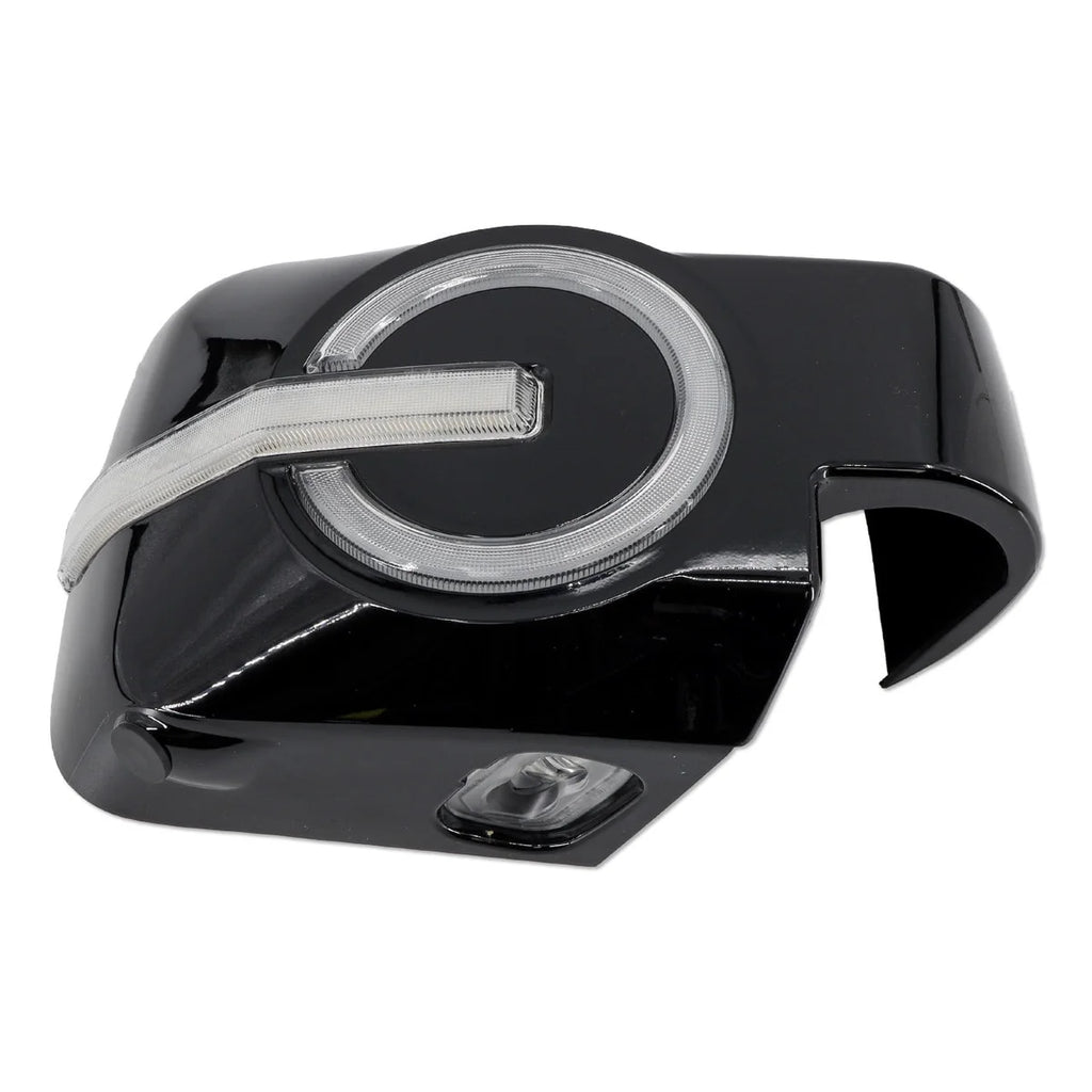 IAG Performance IAG I-Line Side Mirror Lighted Cap for 2021+ Ford Bronco in Gloss Black Finish IAG-BDY-F3177 - Additional ...