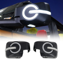 Load image into Gallery viewer, IAG Performance IAG I-Line Side Mirror Lighted Cap for 2021+ Ford Bronco in Matte Black Finish IAG-BDY-F3178 - Main Produc...