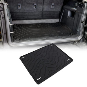 IAG Performance IAG I-Line TPE Terrain Pattern Molded Trunk Mat for 2021+ Ford Bronco Four Door IAG-ACC-F3182 - Main Produ...