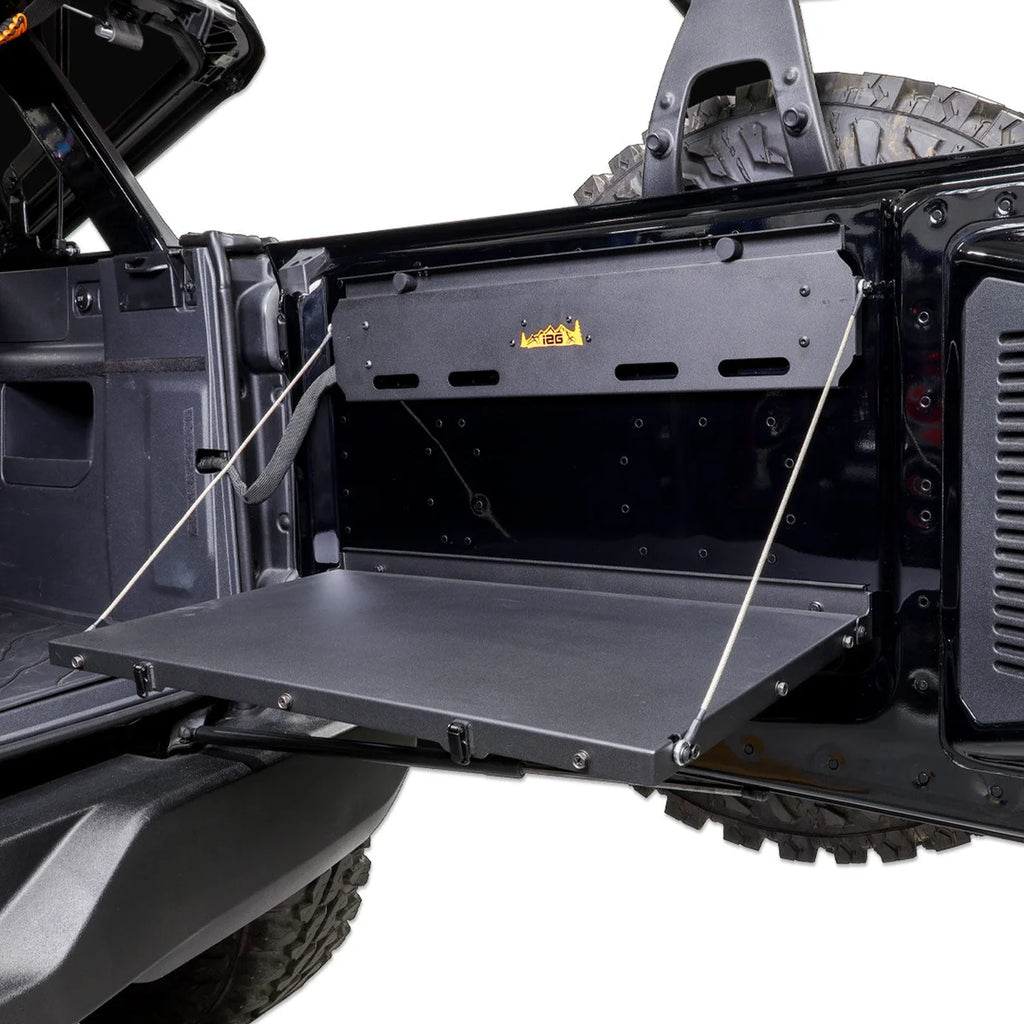 IAG Performance IAG I-Line Tailgate Table No Drill with Molle Panel for 2021+ Ford Bronco IAG-ACC-F3066 - Additional View 7