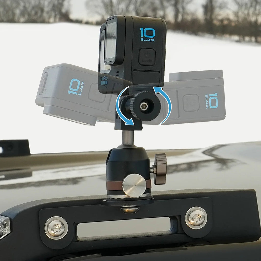 IAG Performance IAG I-Line Trail Sight Action Camera Mount fits 21+ Ford Bronco IAG-ACC-F3238 - Side View