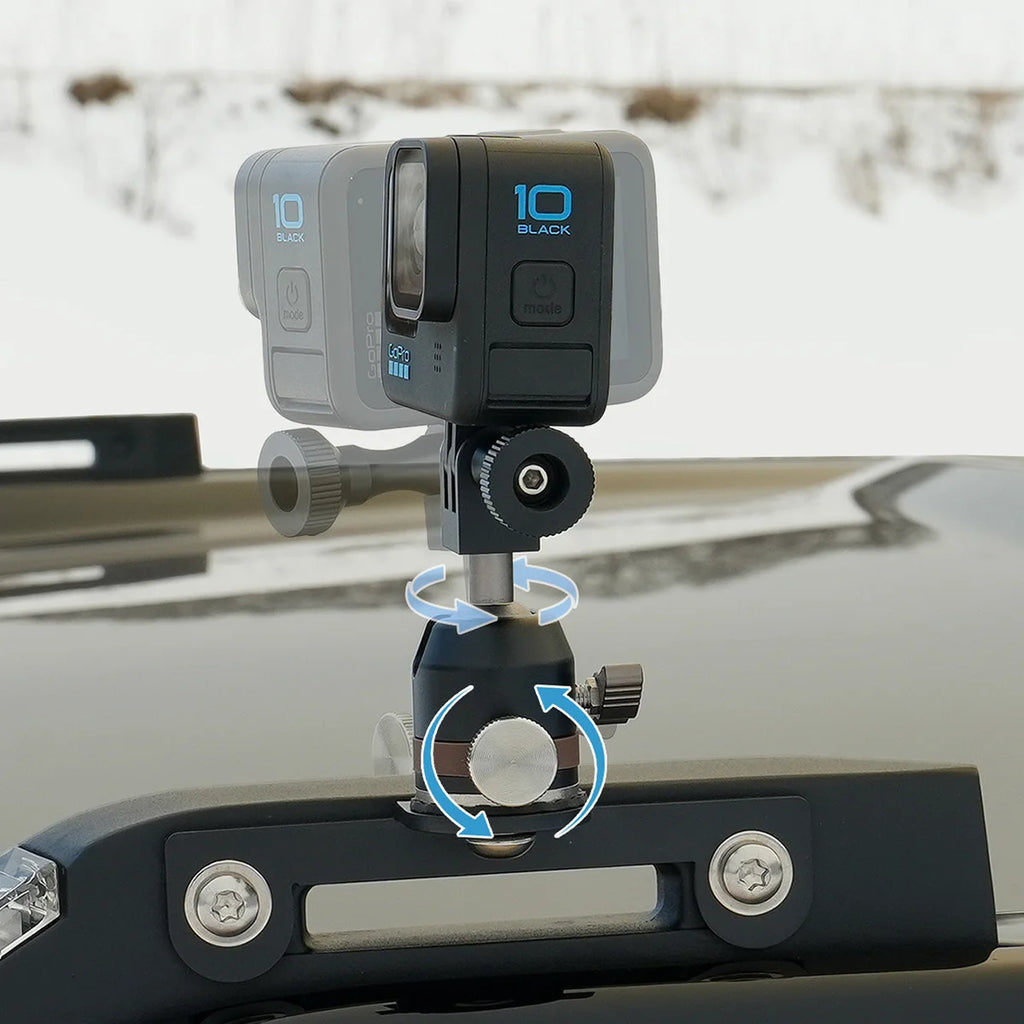 IAG Performance IAG I-Line Trail Sight Action Camera Mount fits 21+ Ford Bronco IAG-ACC-F3238 - Back View