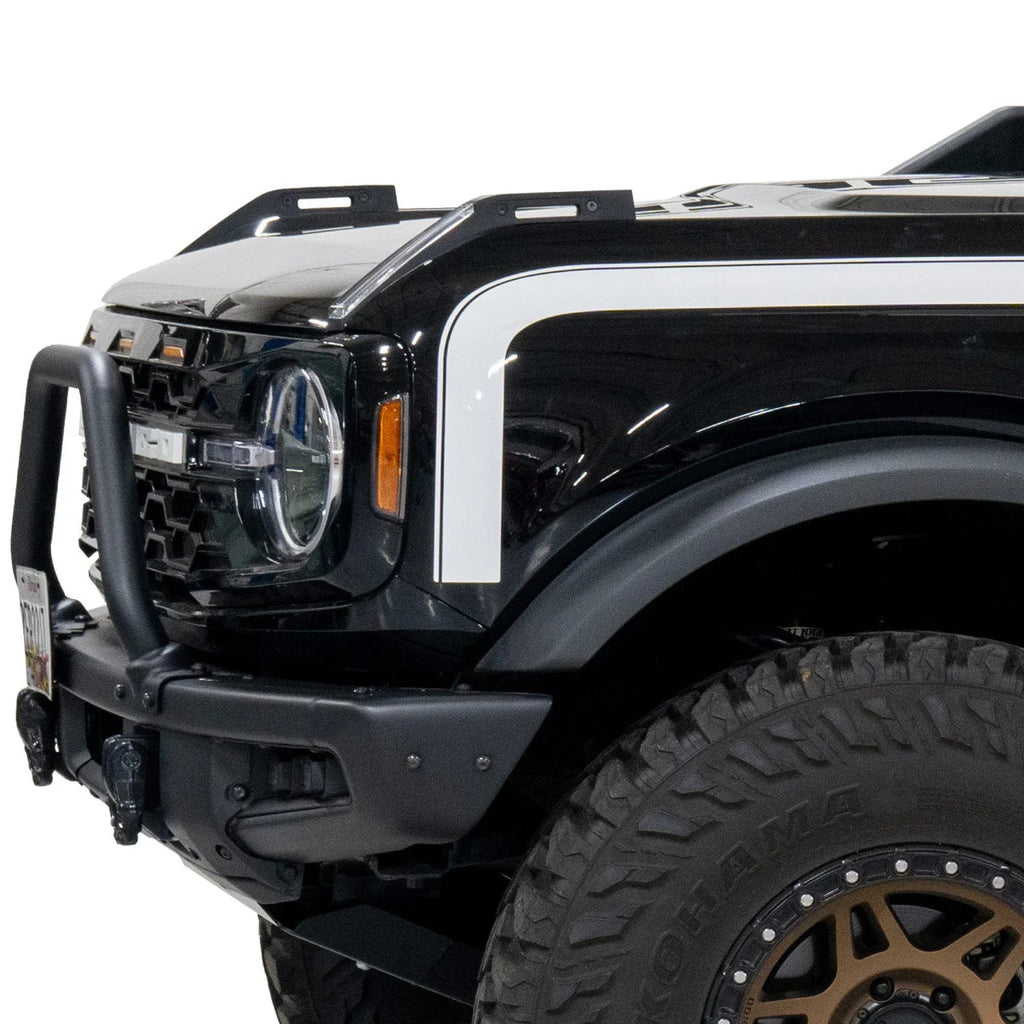 IAG Performance IAG Off-Road Boss Style Vinyl Side Stripe Kit Gloss White IAG-BDY-F2080GWH - Side View