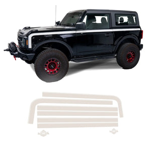 IAG Performance IAG Off-Road Boss Style Vinyl Side Stripe Kit Gloss White IAG-BDY-F2081GWH - Main Product View