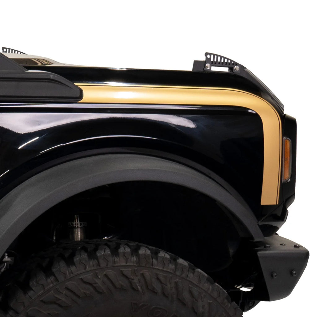 IAG Performance IAG Off-Road Boss Style Vinyl Side Stripe Kit Gold IAG-BDY-F2080GD - Side View