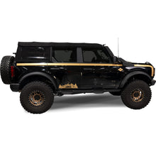 Load image into Gallery viewer, IAG Performance IAG Off-Road Boss Style Vinyl Side Stripe Kit Gold IAG-BDY-F2080GD - Back View