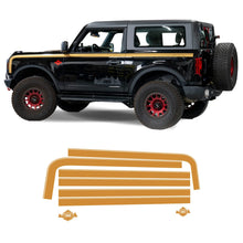 Load image into Gallery viewer, IAG Performance IAG Off-Road Boss Style Vinyl Side Stripe Kit Gold IAG-BDY-F2081GD - Main Product View