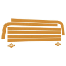 Load image into Gallery viewer, IAG Performance IAG Off-Road Boss Style Vinyl Side Stripe Kit Gold IAG-BDY-F2081GD - Installation View