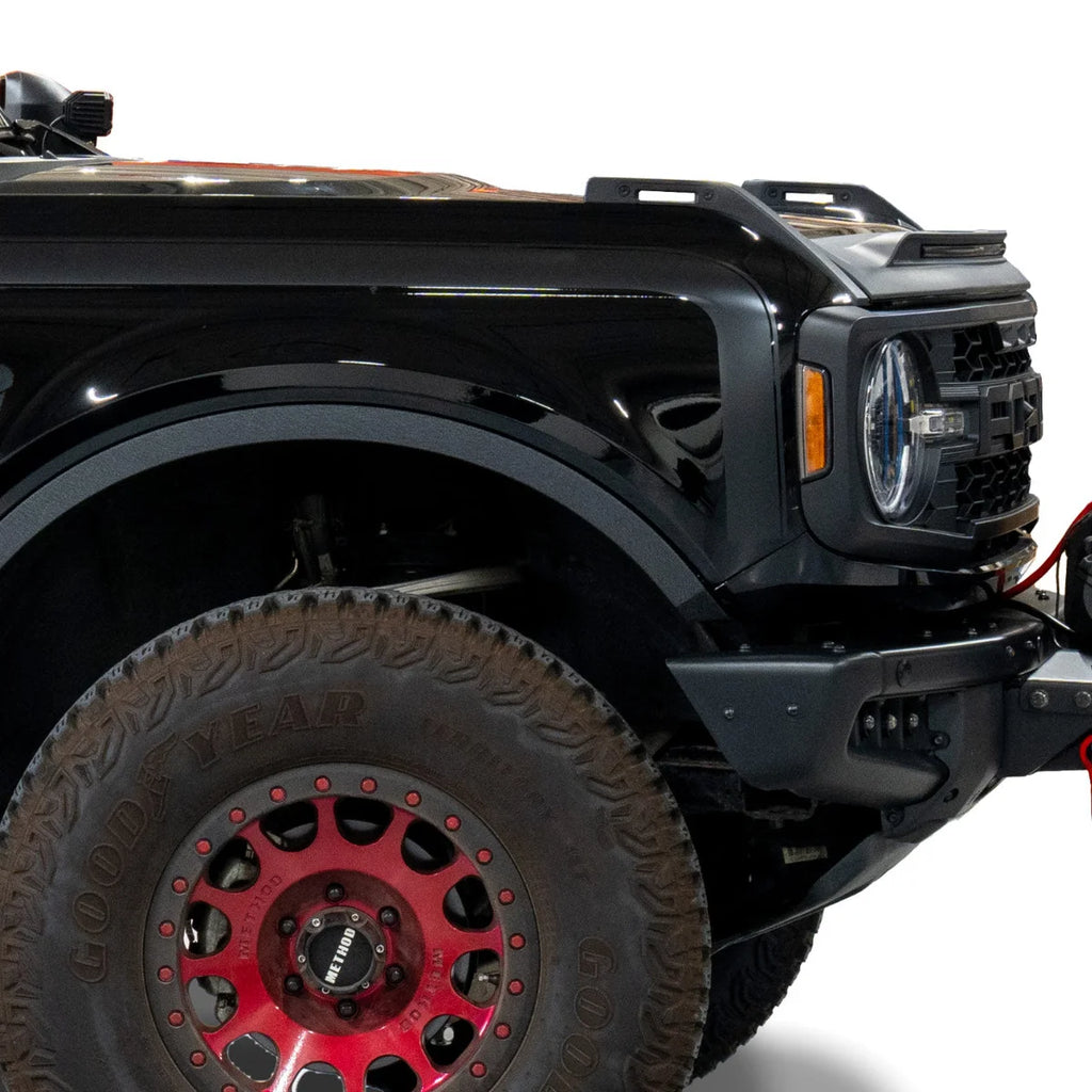 IAG Performance IAG Off-Road Boss Style Vinyl Side Stripe Kit Matte Black IAG-BDY-F2081MBK - Side View