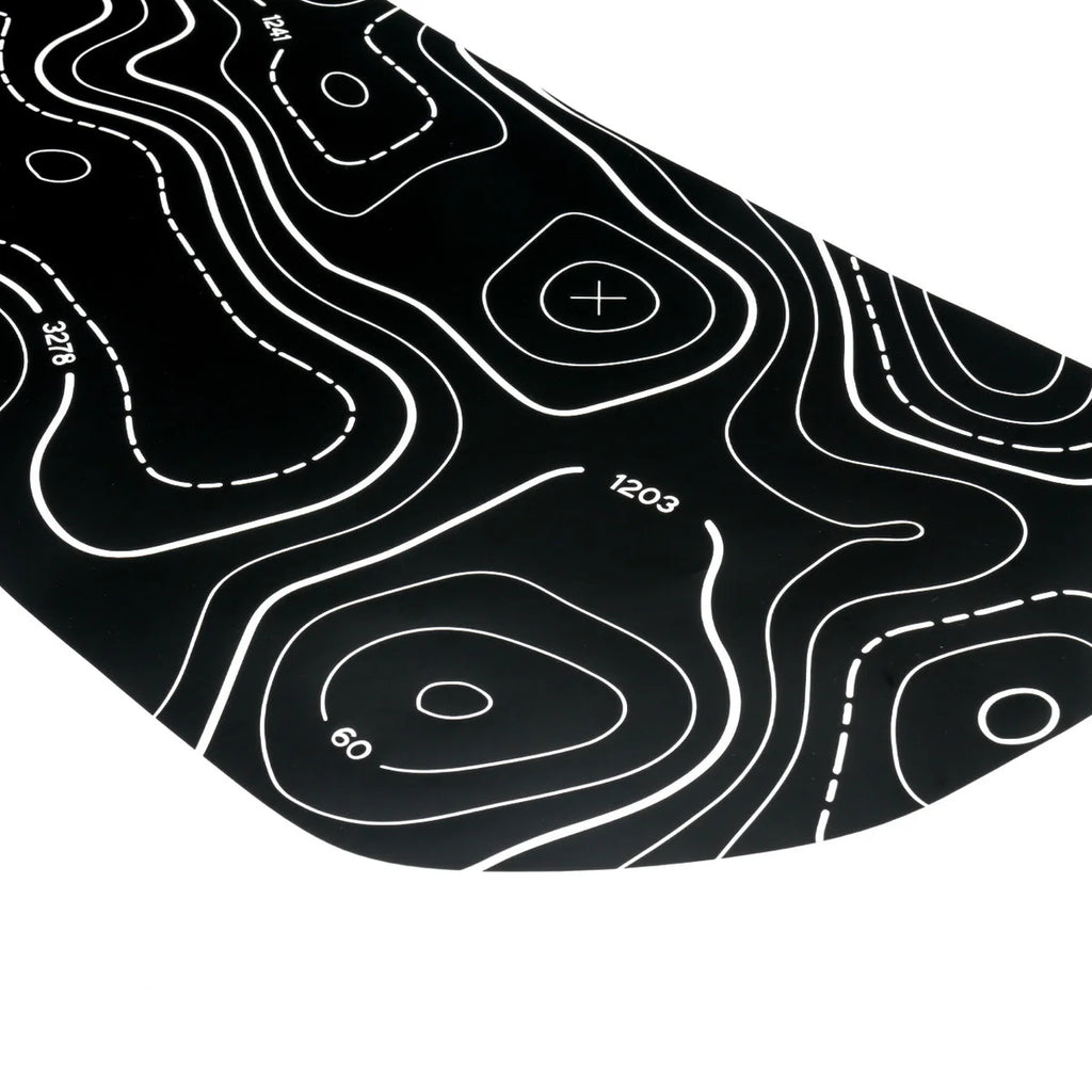 IAG Performance IAG Off-Road Front Hood Graphic - Topograph Design for 2021+ Ford Bronco IAG-BDY-F2083 - Back View