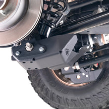 Load image into Gallery viewer, IAG Performance IAG Rock Armor Rear Shock Trailing Arm Skid Plate for 2021+ Ford Bronco IAG-BDY-F2306 - Installation View