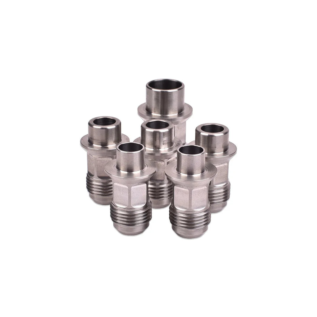 IAG Performance IAG Stainless Steel AN Breather Fitting Set for EJ20/EJ25 IAG-ENG-7301 - Back View