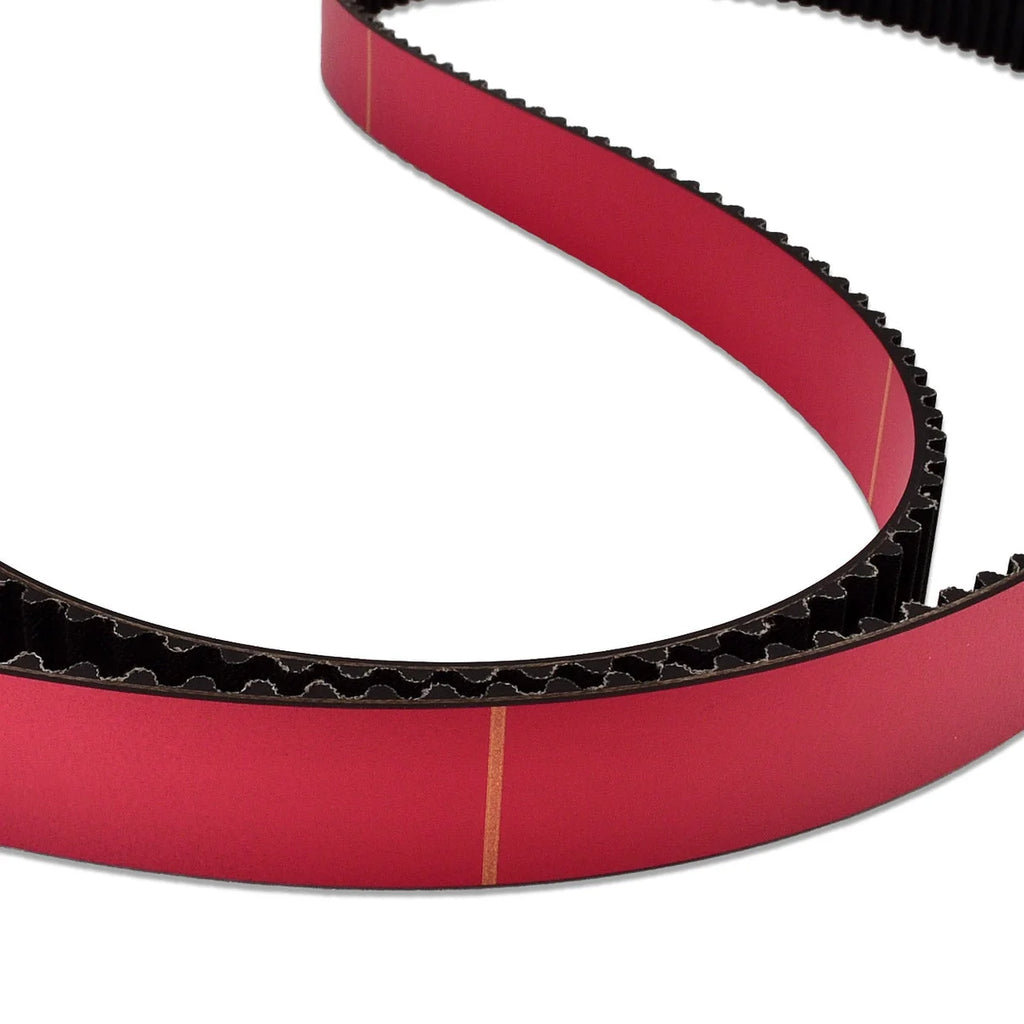 IAG Performance IAG Timing Belt Kit - Red Racing Belt, Guide, Idlers, Tensioner For EJ WRX, STI IAG-ENG-5131RD - Back View