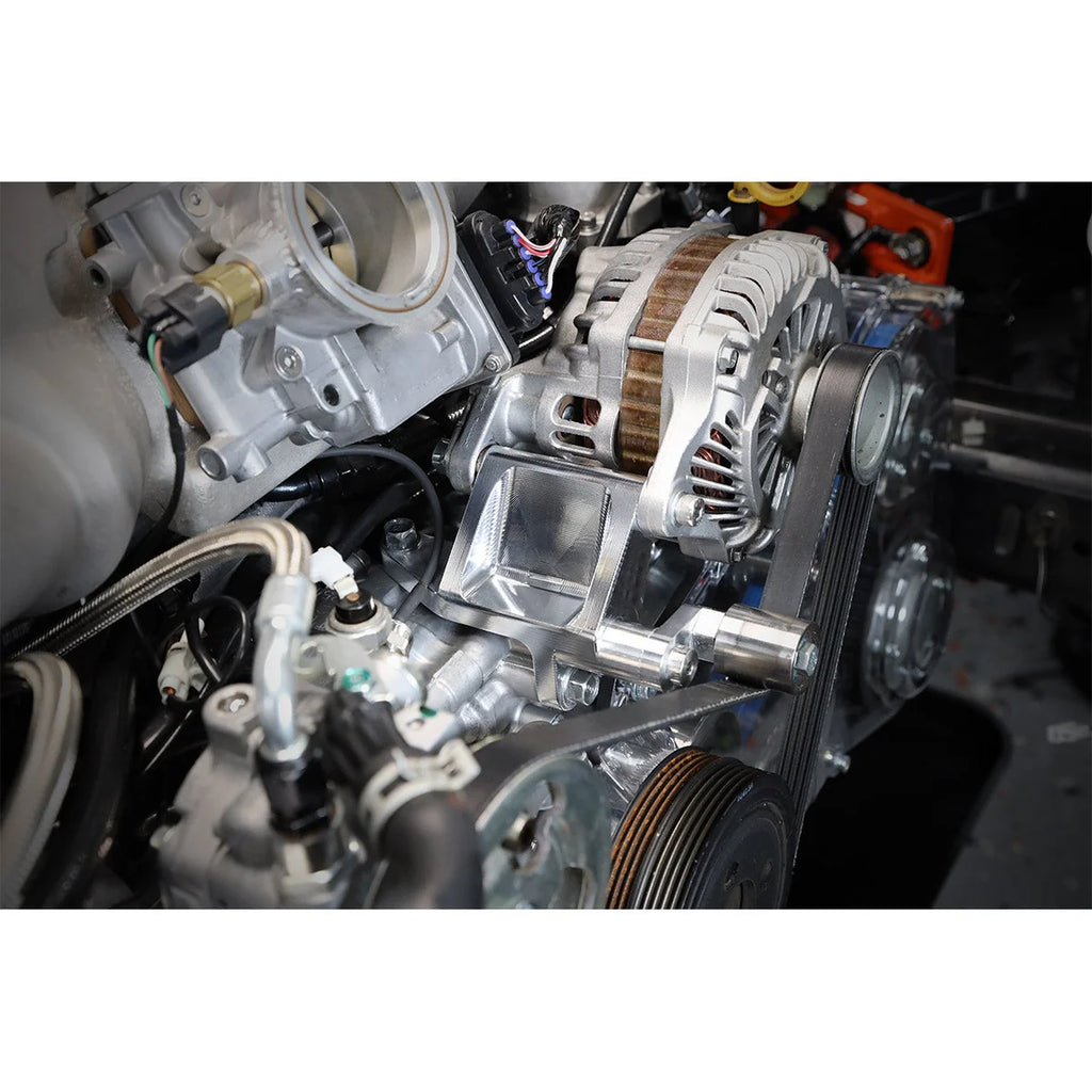 IAG Performance IAG V2 Alternator Relocation Kit for Reversed Intake Manifold w/ Power Steering IAG-ENG-5211 - Installatio...