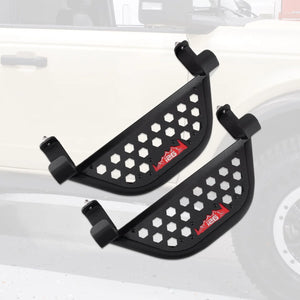 IAG Performance IAG V2 EZ-Step Add-on for 2021 + Ford Bronco 2 Door - Red Logo (1 Pair) IAG-BDY-F2223RD - Main Product View