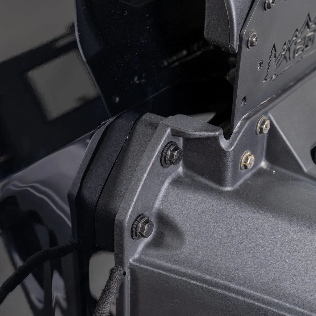 IAG Performance IAG X-Brace Tailgate Hinge Reinforcement for 22+ Bronco Sasquatch (Only) IAG-BDY-F3192 - Back View