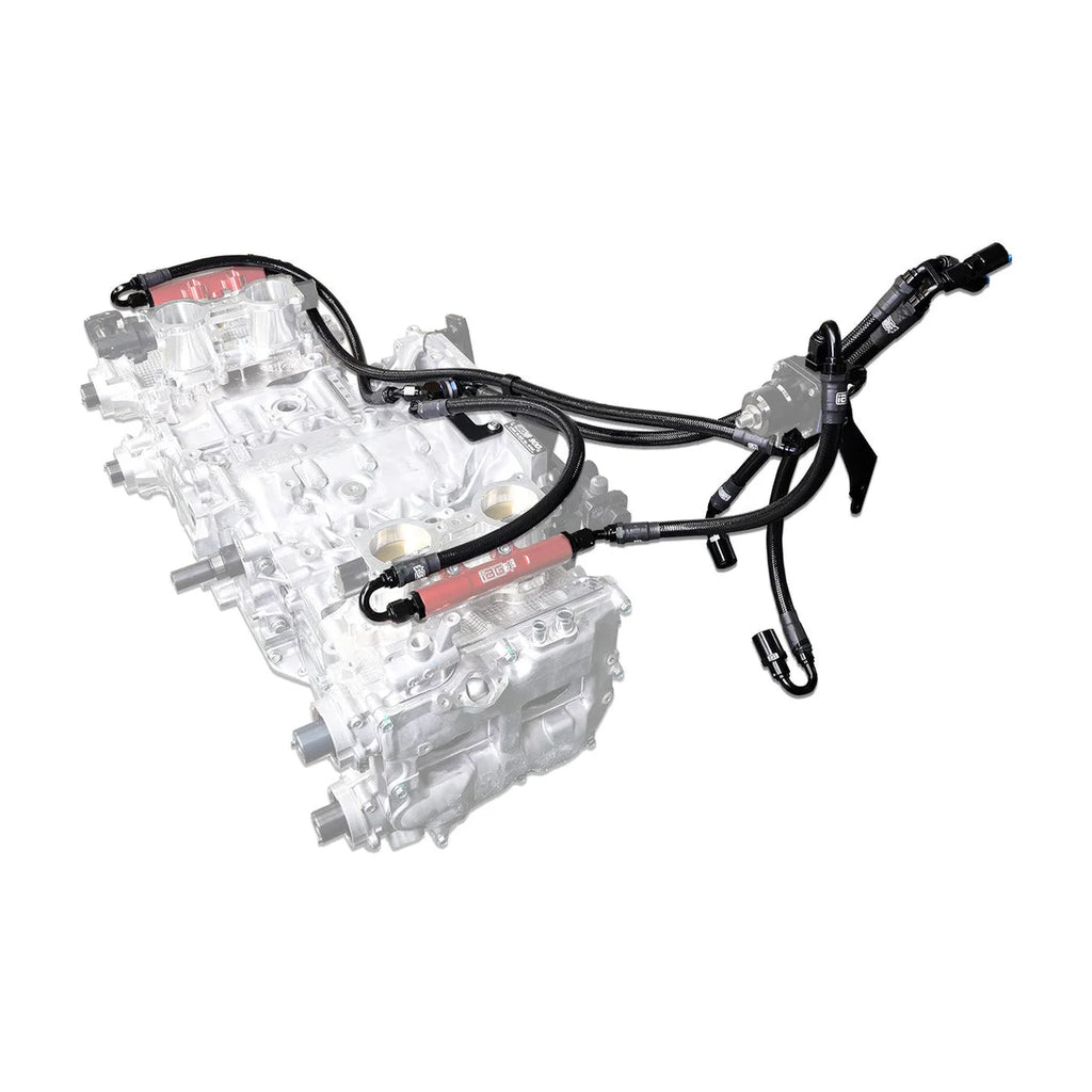 IAG Performance PTFE Flex Fuel Line Kit for use w/COBB Flex Fuel Sensor IAG-AFD-2225 - Side View