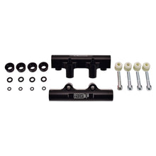 Load image into Gallery viewer, IAG Performance Side Feed to Top Feed Fuel Rail Conversion Kit (Black Finish) IAG-AFD-2132BK - Main Product View