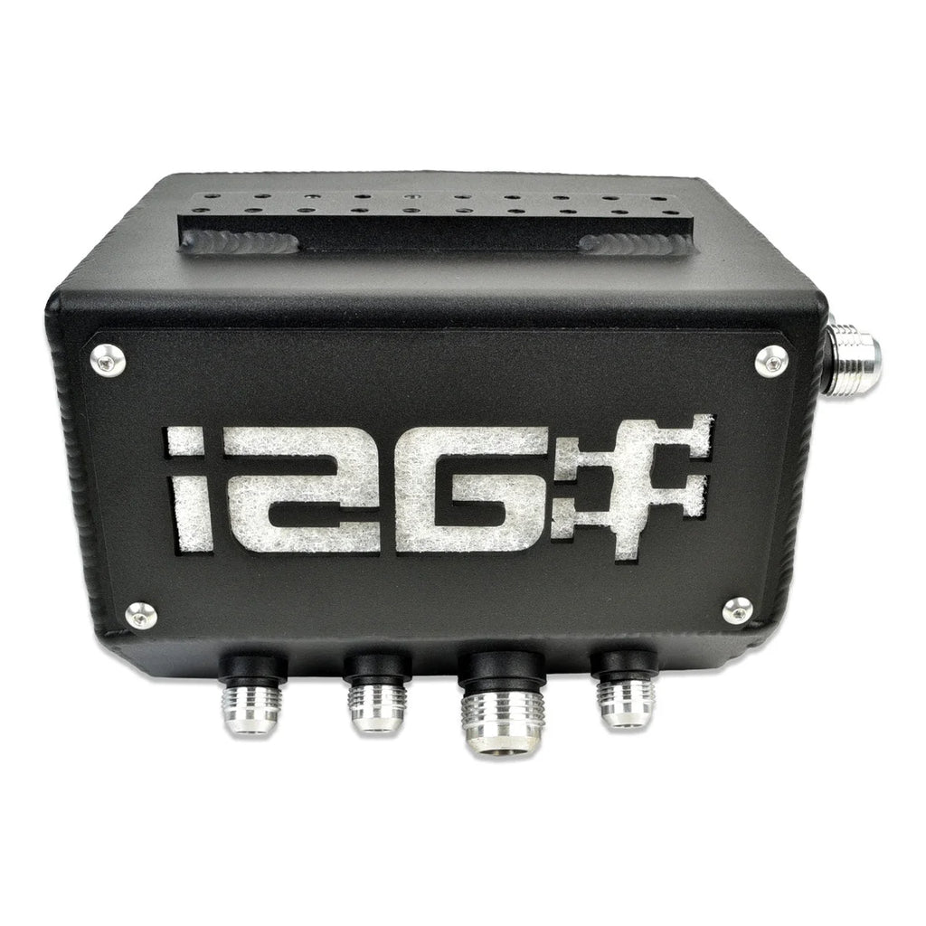 IAG Performance Universal Drag Catch Can - Black IAG-ENG-7170 - Back View
