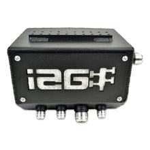 Load image into Gallery viewer, IAG Performance Universal Drag Catch Can - Black IAG-ENG-7170 - Back View