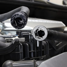 Load image into Gallery viewer, IAG Performance V3 Street Series Air / Oil Separator (AOS) For 2022 + WRX (Red) IAG-ENG-7183RD - Side View