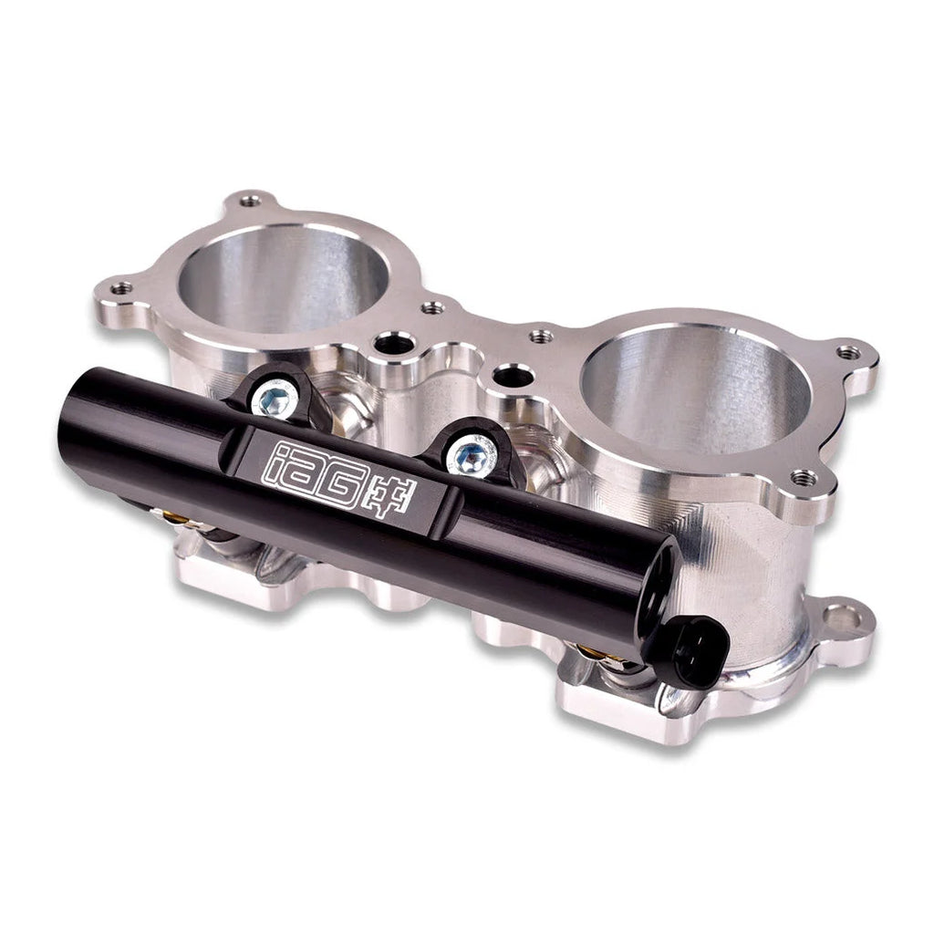 IAG Performance V3 Top Feed Fuel Rails (Black Finish) IAG-AFD-2102BK - Side View