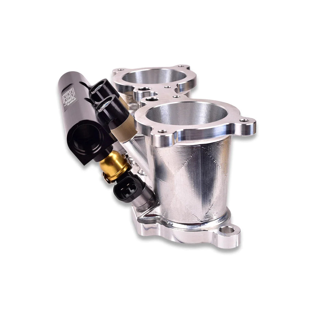 IAG Performance V3 Top Feed Fuel Rails (Black Finish) IAG-AFD-2102BK - Back View