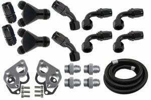 ICT Billet AN Radiator Hose Kit Electric Water Pump 551050-RMTWP