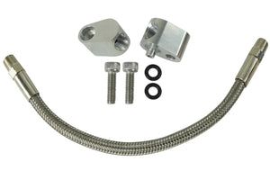 ICT Billet Throttle Body Bypass Hos e Coolant Steam Crossove 551694H