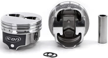 Load image into Gallery viewer, Icon Forged Pistons SBC Forged F/T Piston Set 4.060 Bore -4.9cc IC792.060