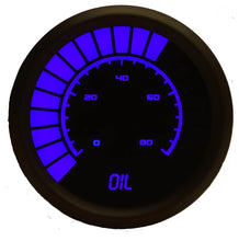 Load image into Gallery viewer, Intellitronix 2-1/16 Analog Bargraph Oil Press Gauge 0-80 PSI B9114B